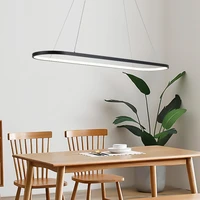modern indoor led lights for home decor bedroom dining corridor lamp black chandelier with high brightness lighting