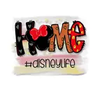 Наклейки с надписью Home Disney, термоклейкая аппликация для одежды, аксессуары для одежды, нашивки для одежды, футболка сделай сам