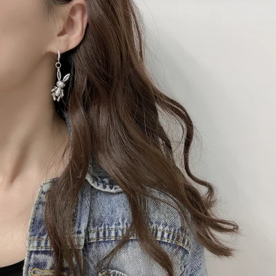 HZ 2019 винтажное асимметричное ожерелье с кроликом и звездами милое длинное