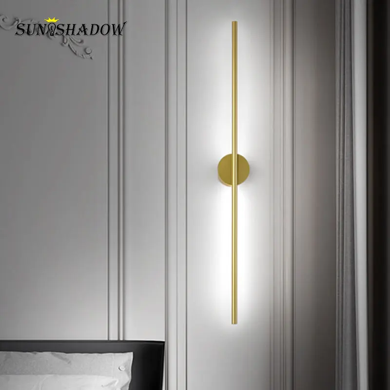 Modern Led Wall Light Bathroom Lamp Gold&ampBlack Sconce Living room Bedroom Mirror Front Lustre 110V 220V | Лампы и освещение