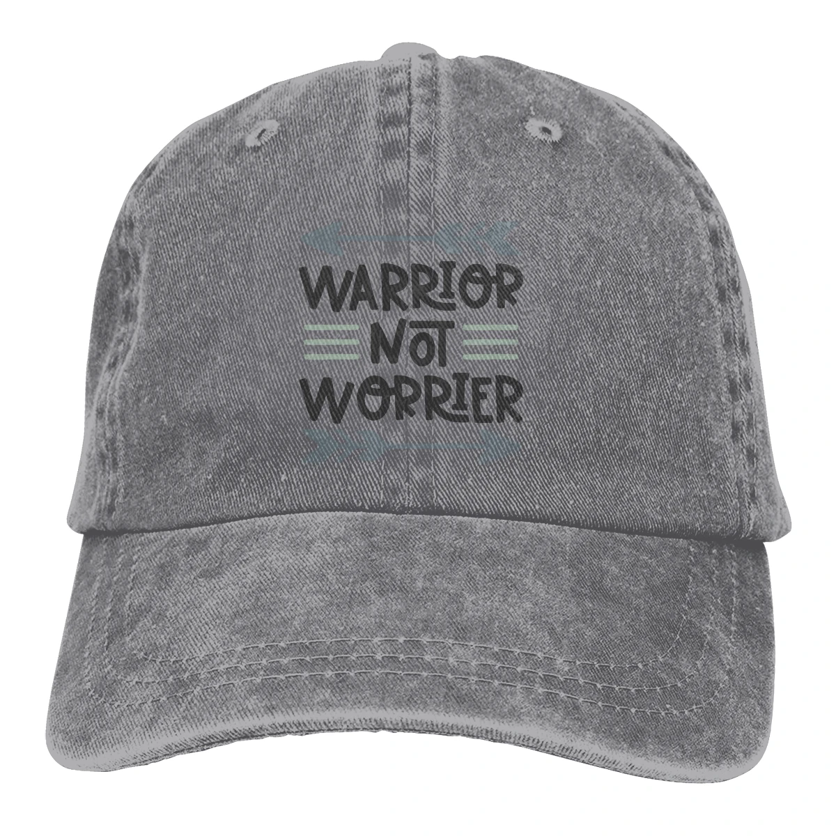 

Warrior Not A Worrier Hats For Men Women Fashionable Adjustable Baseball Cap Vintage Dad Hats