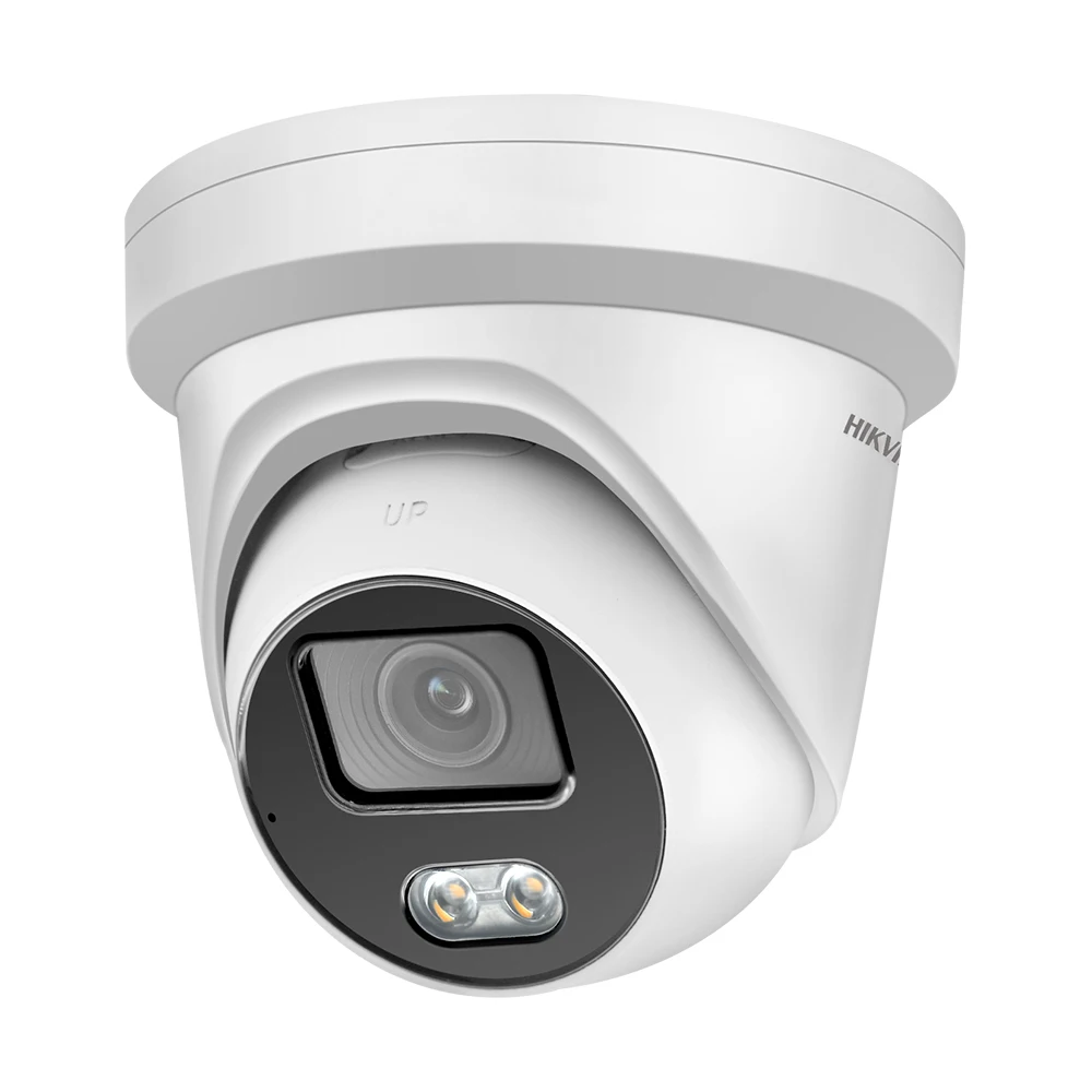 Hikvision IP Камера 4MP ColorVu DS 2CD2347G1 LU 2CD2347G2 24/7 красочным изображением PoE Встроенный