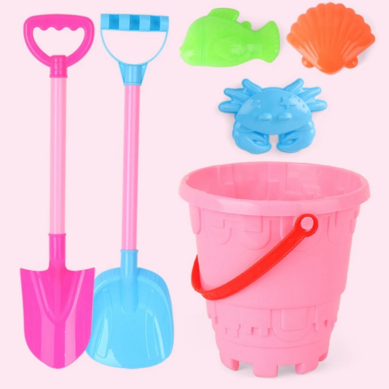 

Beach Children's Sand Toy Set Crab Shellfish Mold Beach Toys Beach Bucket Kit Summer Water Toys Play Sandbox Tool
