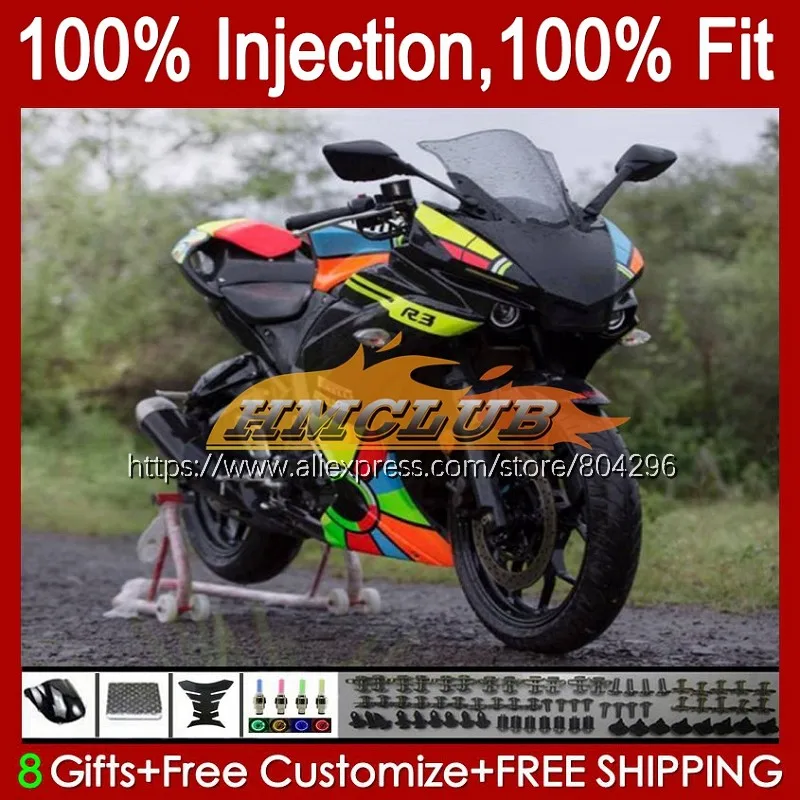 

Injection For YAMAHA YZFR25 YZF-R3 YZF R3 R25 R 25 3 62No.187 YZF-R25 14 15 16 17 YZFR3 2014 2015 2016 rainbow hot 2017 Fairing