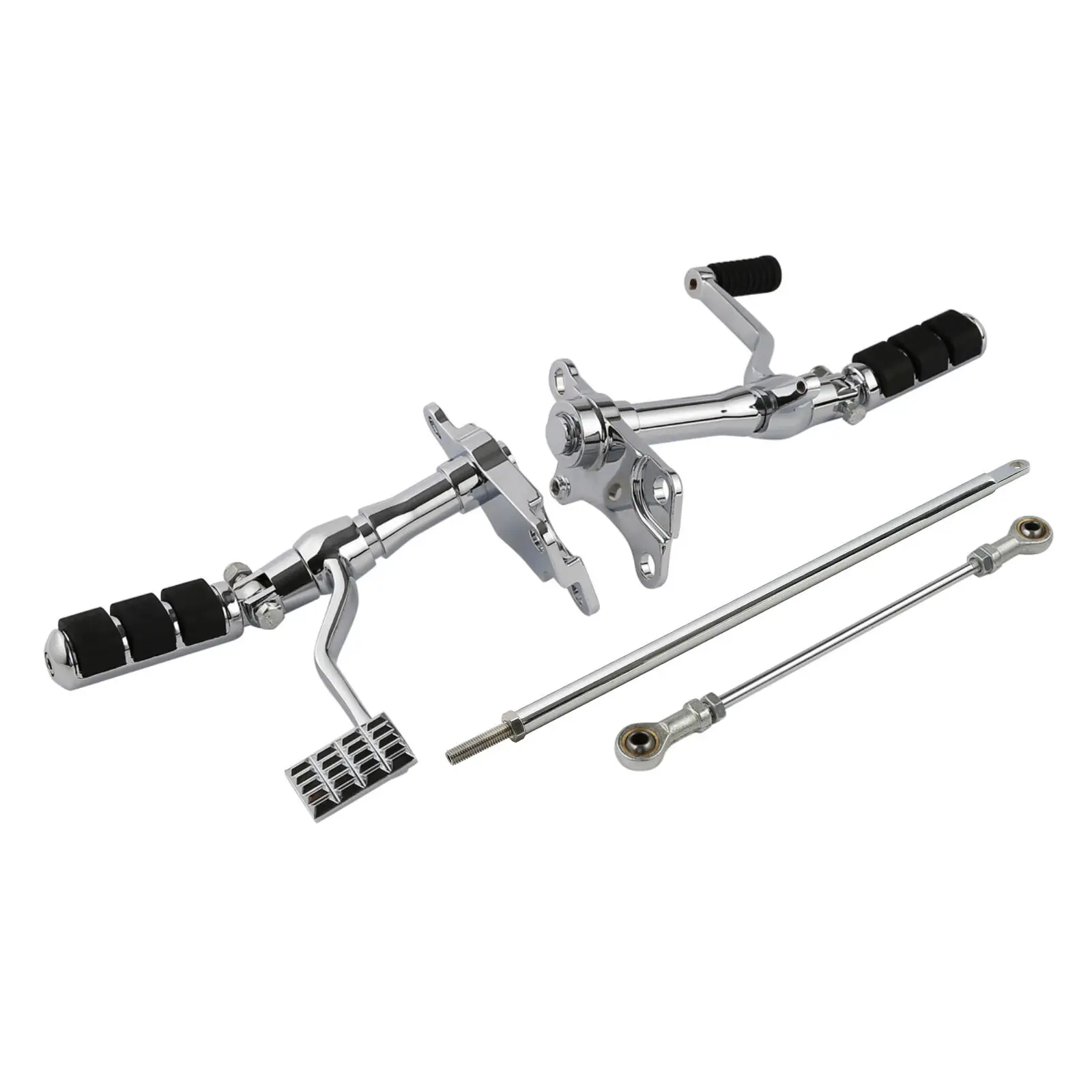 Передний контроллер мотоцикла полные тяги рычагов Peg Для Harley Sportster XL 883 1200 1991