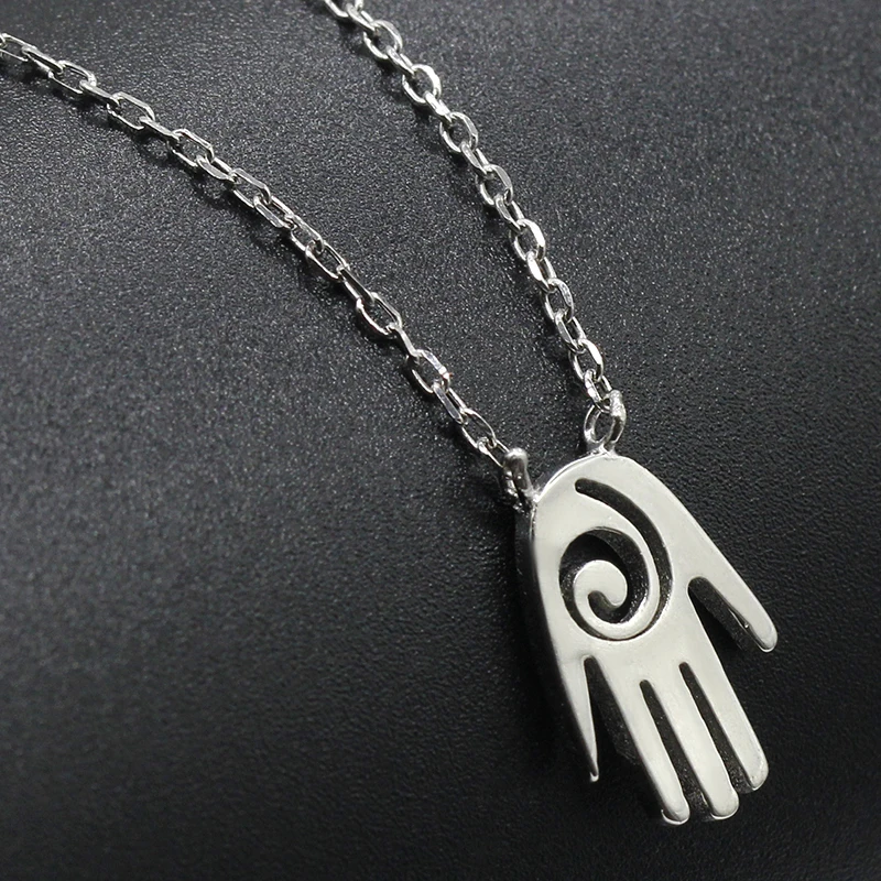 

925 Sterling Silver Necklace 45cm+5cm Pendant Chain Punk Rock Fine Fashion Jewelry for Lovers Women Men Valentine's Day Gift