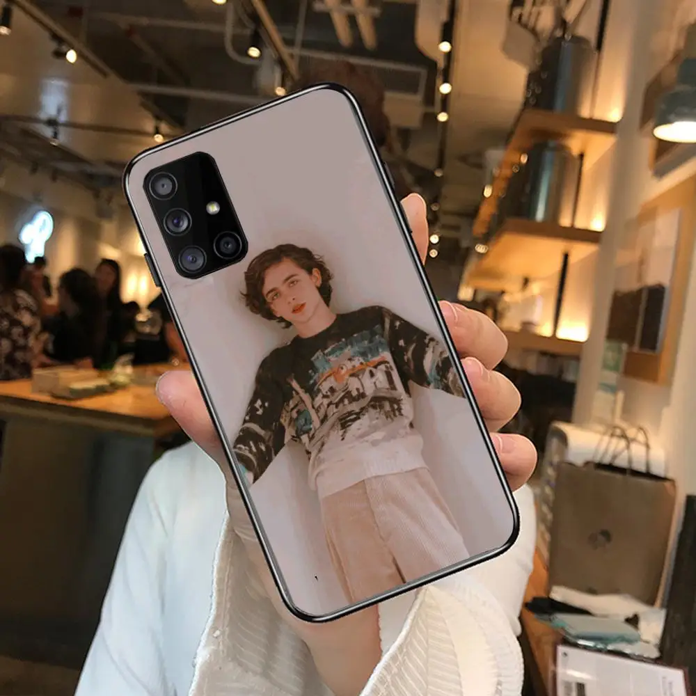 

TimotheChalamet Case Phone Case Hull For Samsung Galaxy A 90 50 51 20 71 70 40 30 10 80 E 5G S Black Shell Art Cell Cover