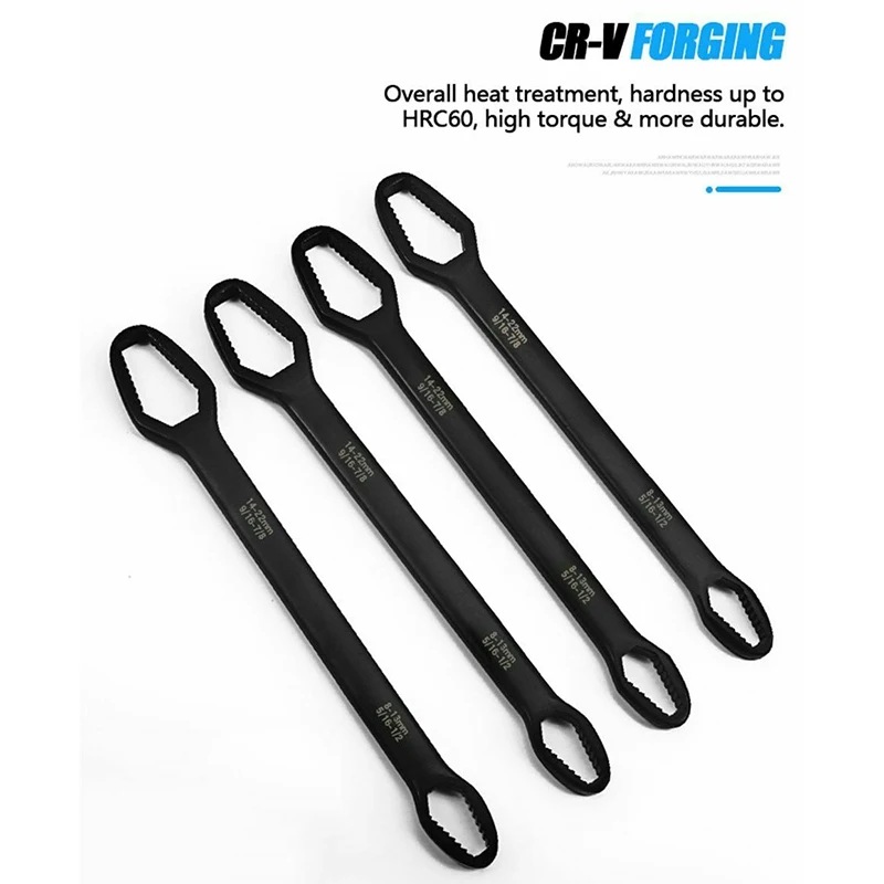 

Гаечный ключ с храповым механизмом, универсальный гаечный ключ 8-22 мм с двойной головкой и гайками, ручной инструмент для ремонта автомобиля...