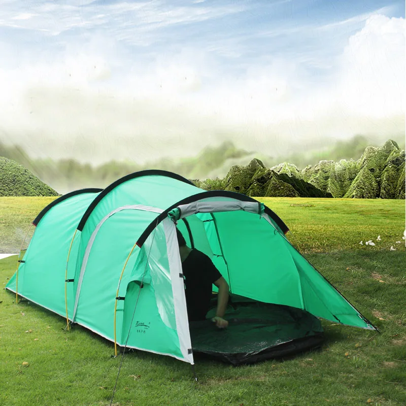 Kaima-двухслойная водонепроницаемая туристическая палатка один зал спальня