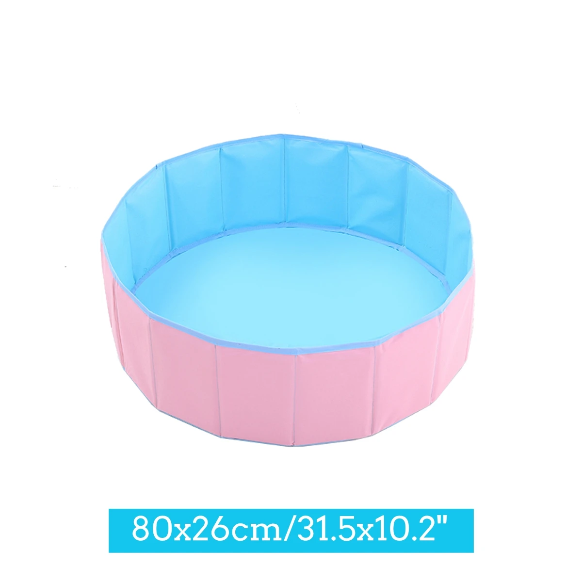 PinkBlue 80x26cm Детский блестящий мяч, ямы, складной мяч для бассейна, 80x26 см, пластиковый шар, Океанский шар, игрушечный манеж, моющийся, складной забор - Цвет: PinkBlue 80x26cm