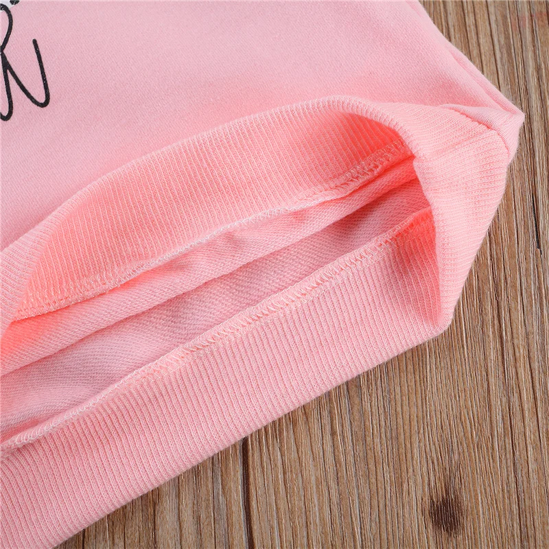 

Infant Baby Girl Clothes PAPA'S Girl Long Sleeve Solid Color Top Sweatershirt for Autumn and Early Winter 0-5Years