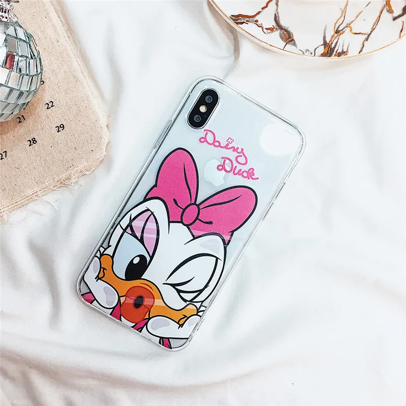 Милый чехол с рисунком Микки для iPhone 6, 6s, 7, 8 Plus, мягкий силиконовый чехол для телефона, чехол для iPhone 11 Pro, X, XR, Xs Max, чехол