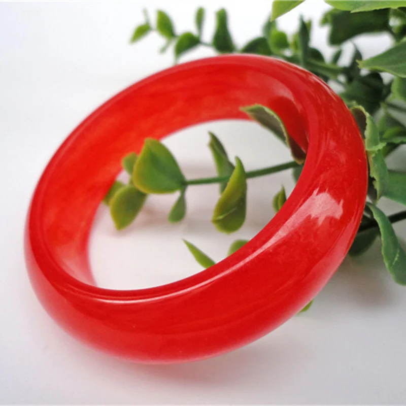 

Hot selling natural hand-carve jade red Carnelian Widen Baranglet 56-62mm bracelet fashion Accessories Men Women Luck Gifts Amul