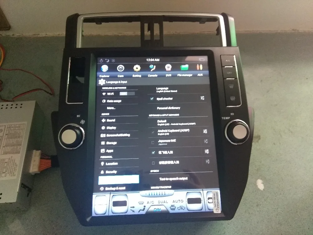 12 1 ''tesla style Android 9 0 автомобильный DVD плеер GPS навигация для Toyota Land Cruiser Prado 2010 2011 2012