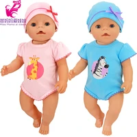 reborn baby doll clothes hat set for 40cm 43cm doll clothes nenuco y su hermanita 18 doll clothes