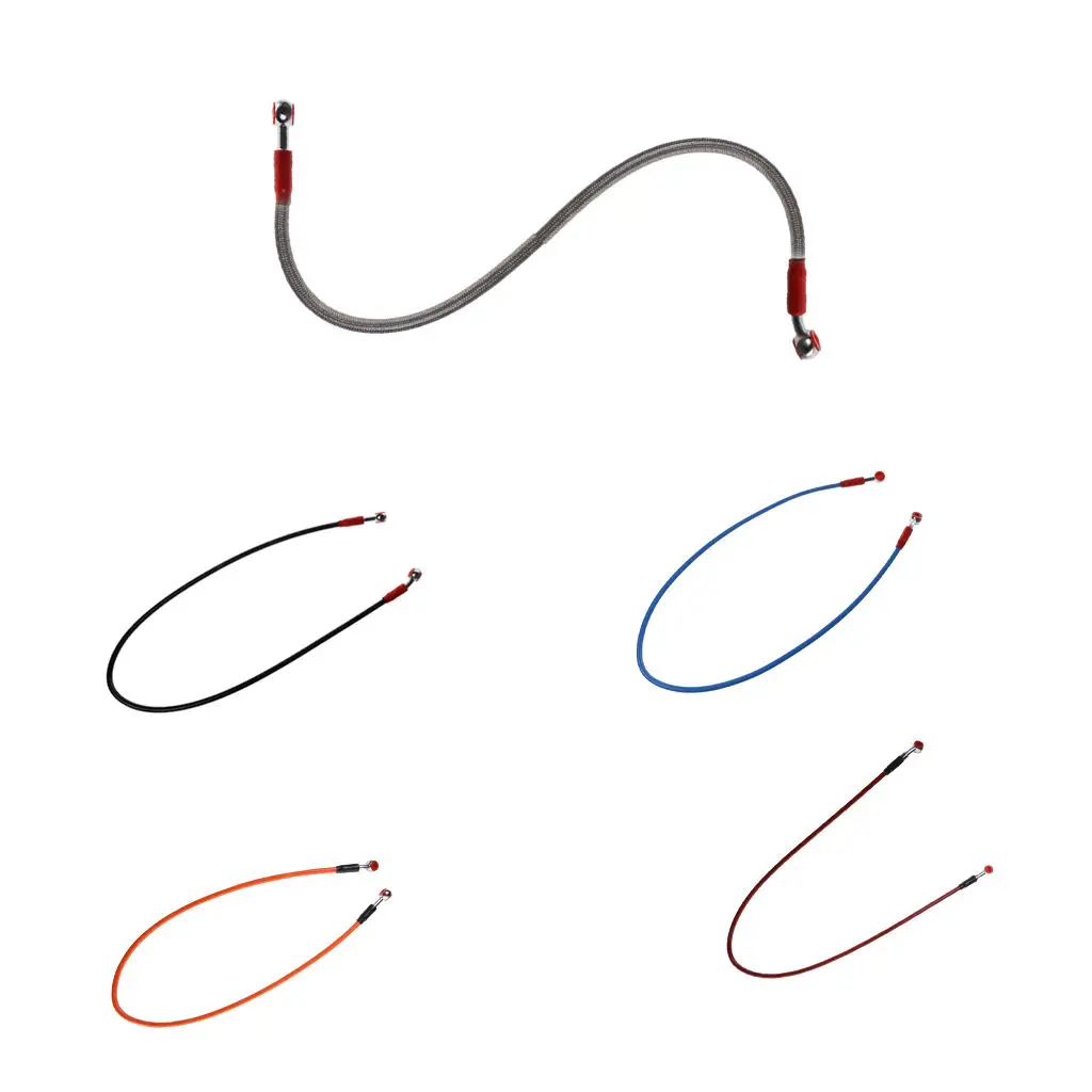 

90cm Motorcycle Braided Steel Brake Clutch Oil Hose Line Pipe