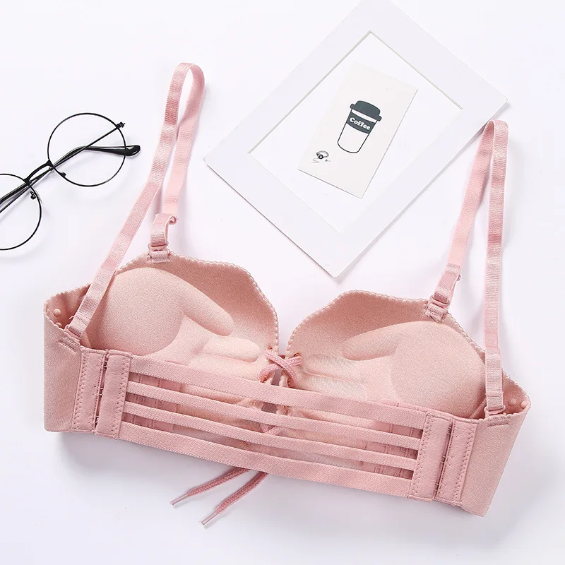 Бесшовный бюстгальтер на завязках с открытой спиной Tianlanzhong Женский Регулируемый