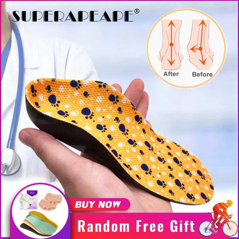 

Doctor Recommends Children's Insoles O/X Leg Foot Valgus Arch Support Orthosis Flat Foot orthopedic Insoles Foot Care pads