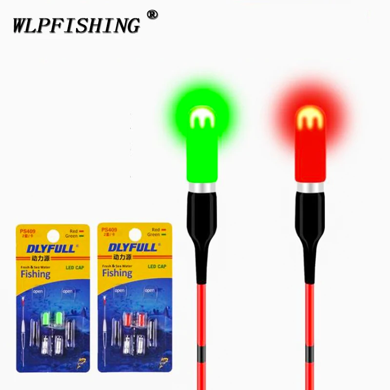WLPFISHING High Brightness Fishing Float Electric LED Glowing Light Waterproof Stick 311 Battery Two Colours Gifts | Спорт и