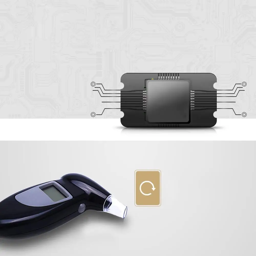 

Portable Handheld Led Backlight Digital Blowing High Sensitivity Alcohol Detector