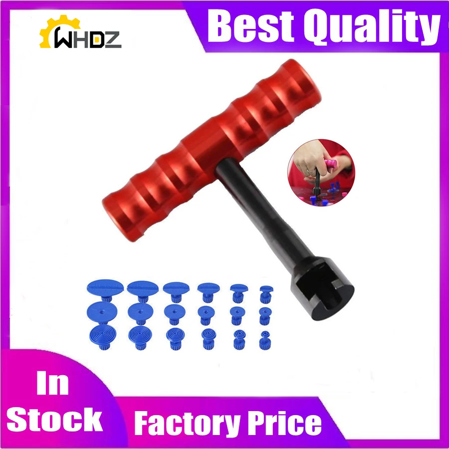 

Car Repair Tool Set Paintless Dent Removal Dent Puller Kit Puller Dent Repair Tools Glue Tabs Hand Tool Set