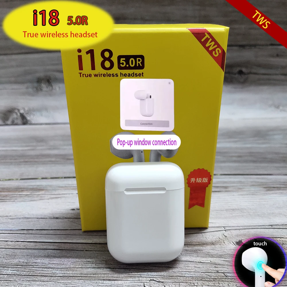 i18 TWS Bluetooth наушники i7S TWS i12 i9s стерео гарнитура для всех смартфонов PK i30 tws i20 tws i5000