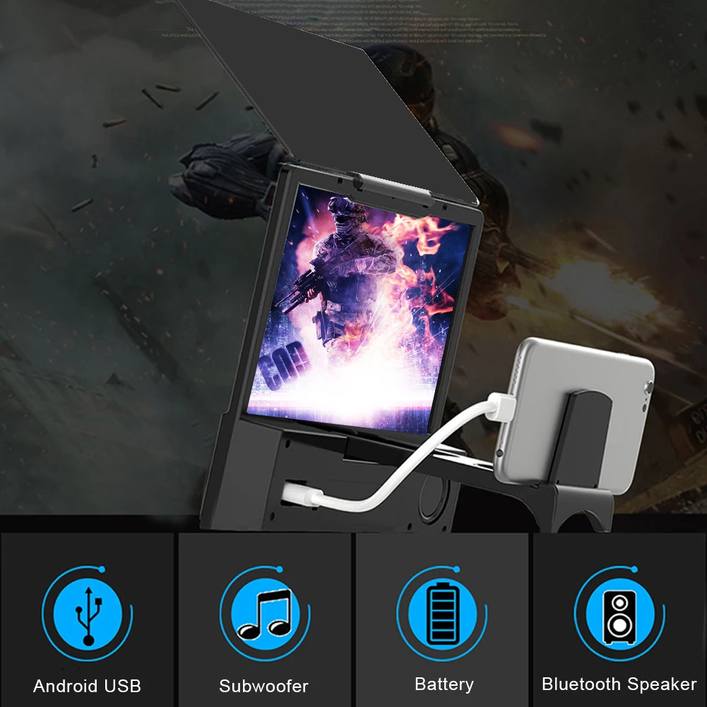 8 дюймовый мобильный телефон усилитель экрана аудио Bluetooth соединение