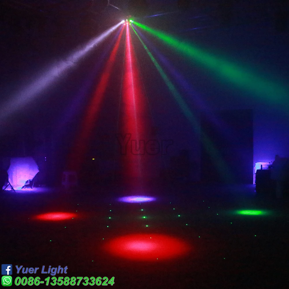 Beam Gobo Laser 3IN1 Stage Effect Light Unlimited Rotate LED Bar DMX512 Control Moving Head DJ Disco Projector | Лампы и освещение