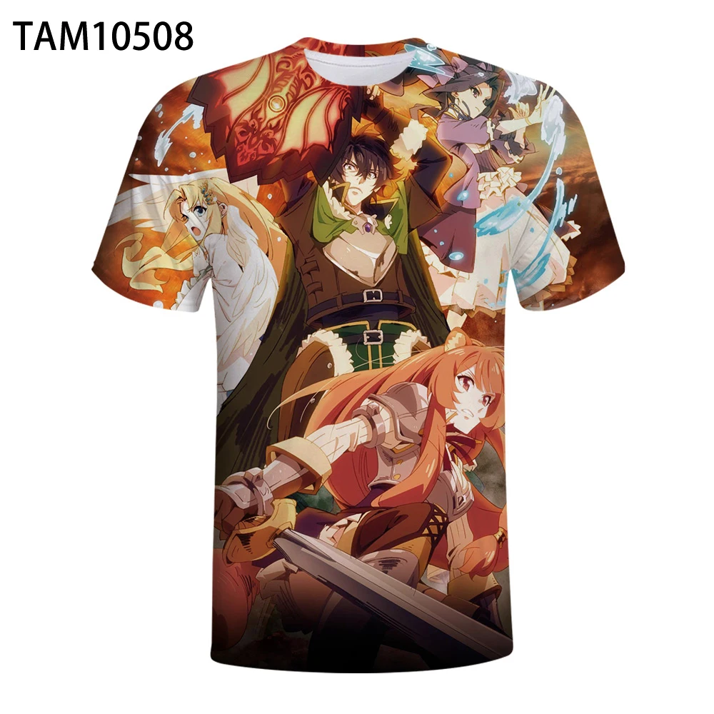 Футболка мужская и женская с принтом The Rising Of Shield Hero коротким рукавом | Мужская