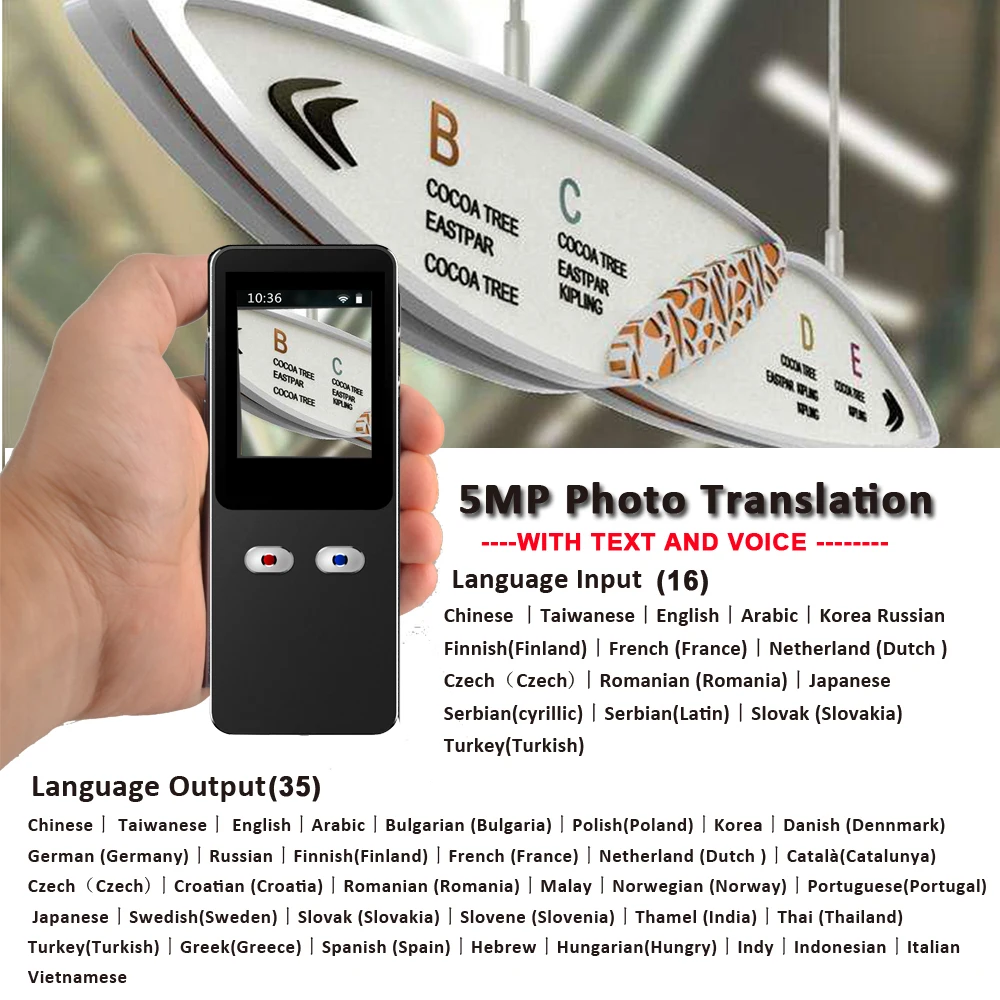 Переводчик голоса Instantan автономный переводчик мгновенный умный | Электроника