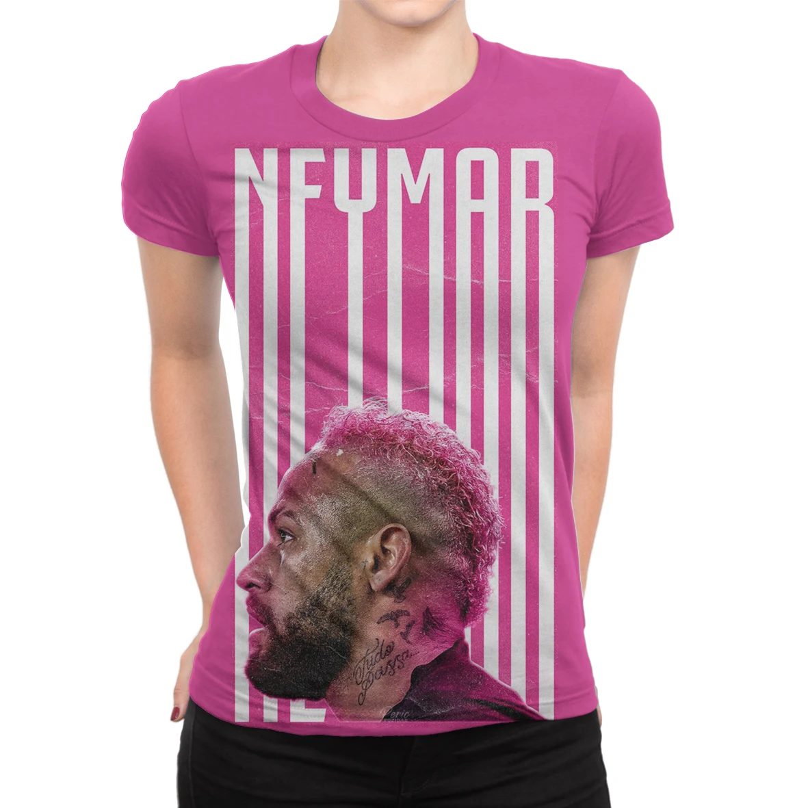 

Football Star Neymar Summer Women T-shirt 3d Printed T-Shirts Girls Oversized Sport O-Neck Short Sleeve Female T-Shirt Tee Tops