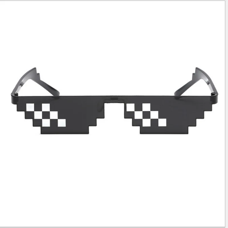 Очки мужские/женские/мужские 8 бит кодирование пикселей | Тематическая одежда и