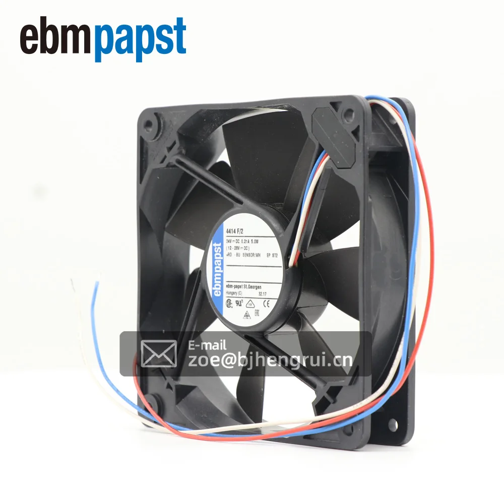 EBM-Papst 4414F/2 вентилятор постоянного тока 24 В 119x119x25 мм 100 1cfm 43dBA 5 Вт 2900 об/мин
