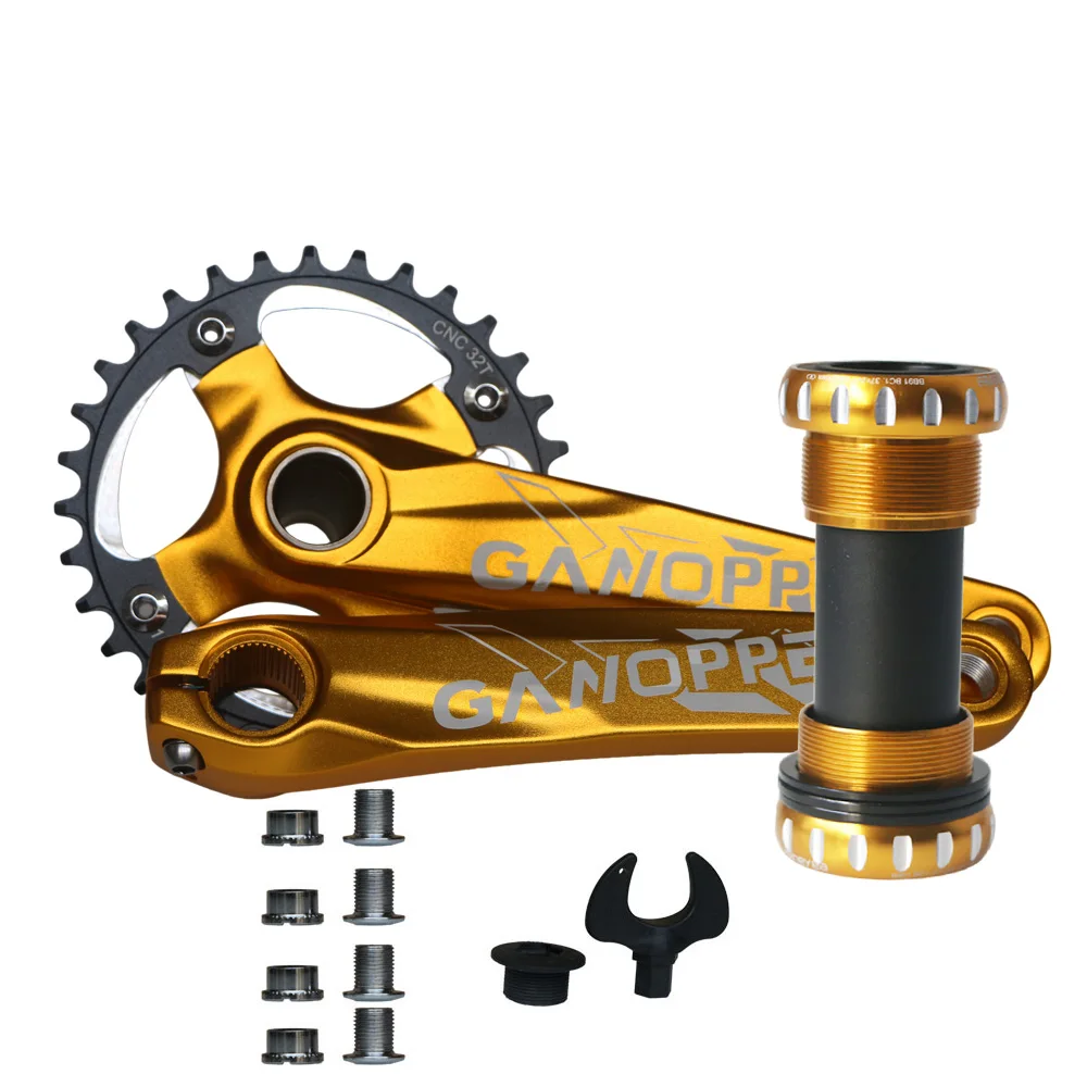 Цельнокроеный MTB интегрированный набор Шатунов 9S 10 11S 175 с 32 T/34 T/36 T 38T 40T 42T круглая Звездочка 104BCD