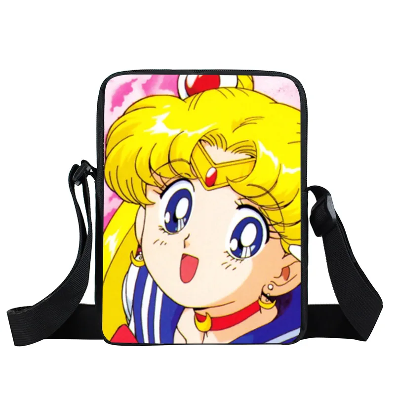 xkbmsn50 Аниме Сейлор Мун сумка-мессенджер SailorMoon Кристалл девушки мини-сумка на плечо женские сумки на каждый день Детские Школьные сумки Дети крест книжная сумка - Цвет: xkbmsn50