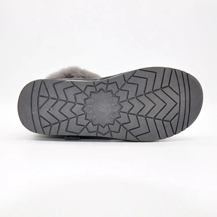 

fashion trend waterproof high quality winter boots women shoes anti slip leather ankle snow boots