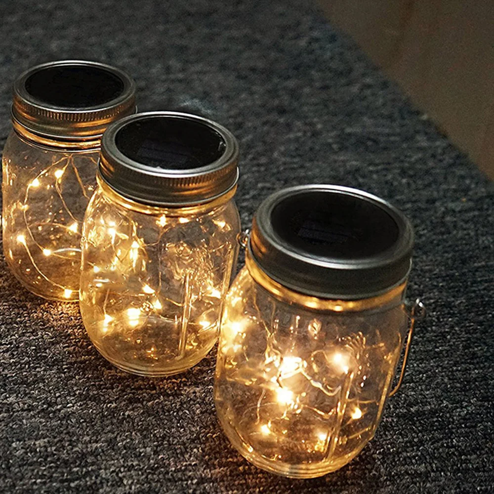 3 шт. на солнечных батареях Звездное Фея светильник Медный провод струнные лампы