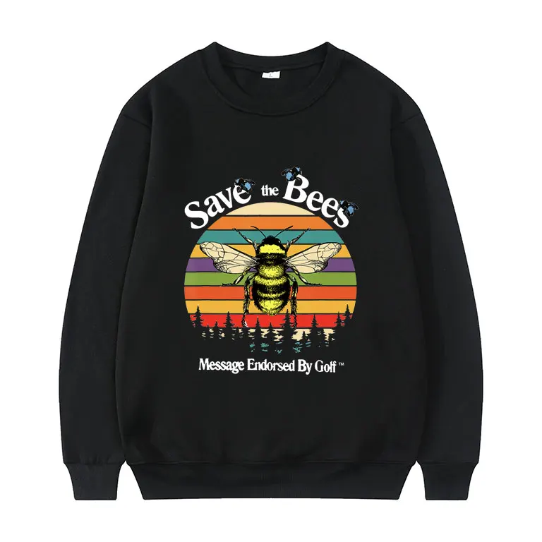 

Golf Wang Igor Tyler The Creator Save The Bees Maeeage Endorsed By Golf Graphic Print Pullover Men Women Fashion Sweatshirt Tops