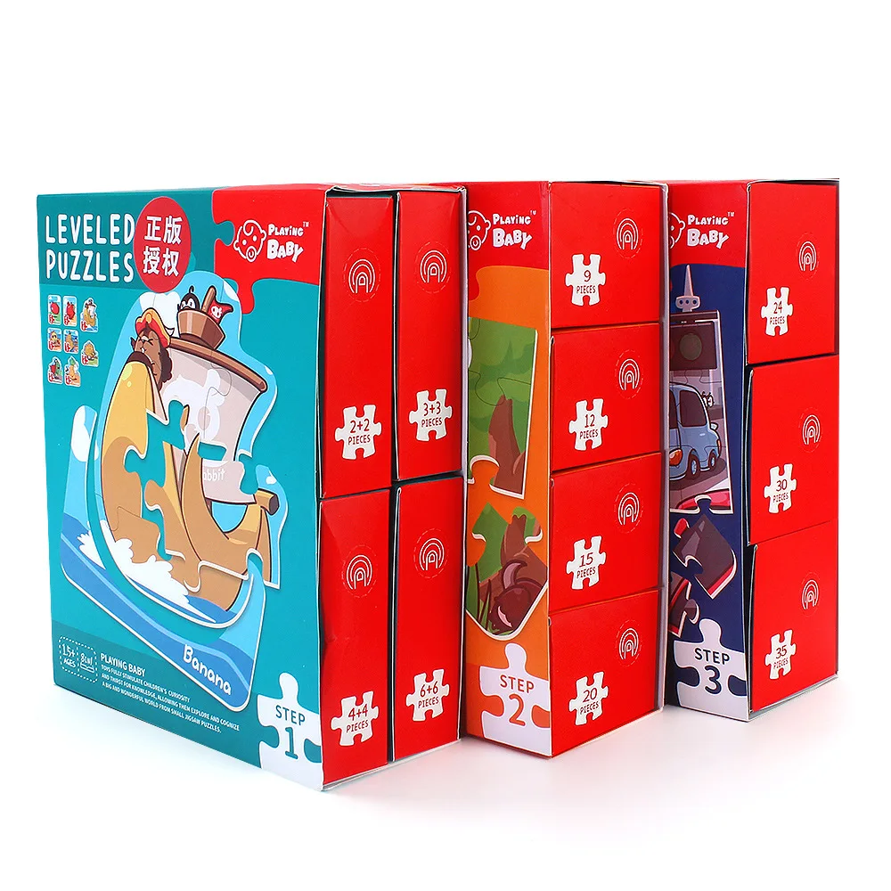 

Educational Puzzle Advanced Educational Puzzle 1-5 Years Old Children Cartoon Animal Block Puzzle Enlightenment Stage Puzzle