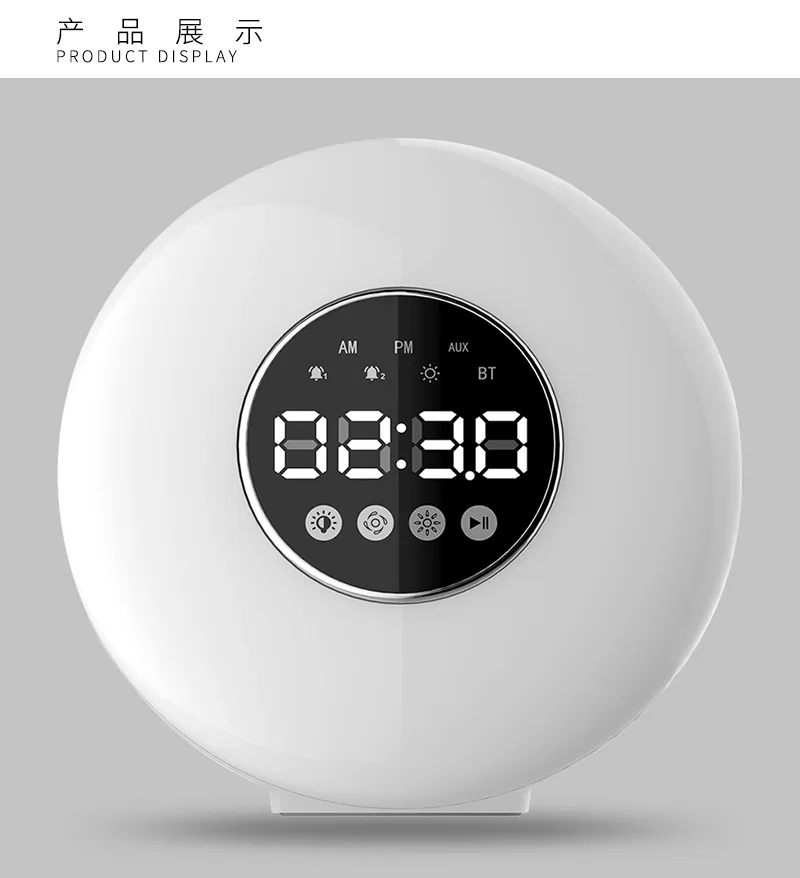 Новый bluetooth динамик звук прикроватной лампы интеллектуальный сенсорный