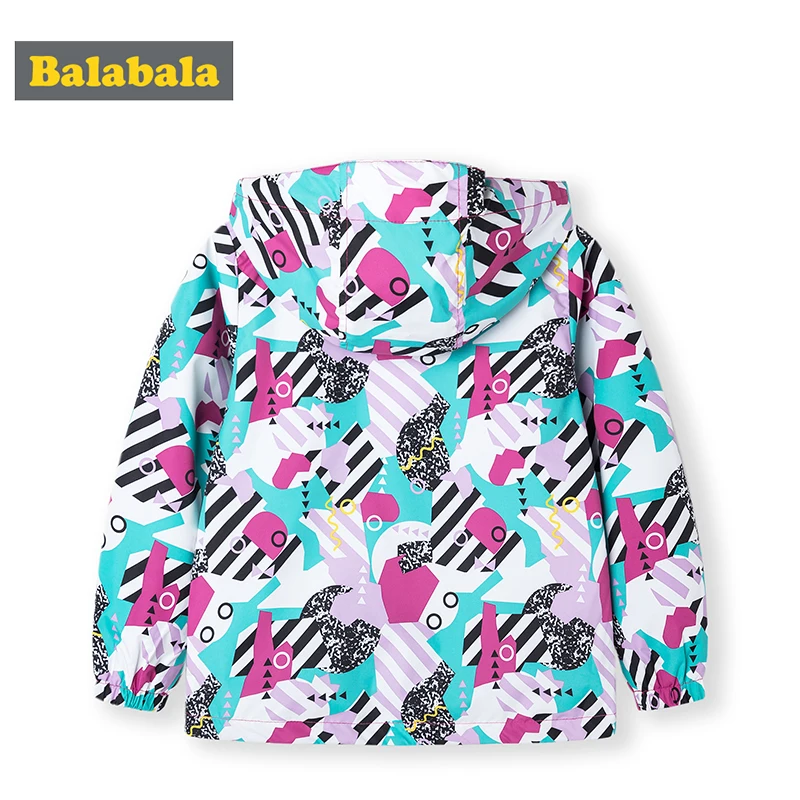 Balabala/куртка для девочек модные пальто детская одежда коллекция 2019 года осенняя