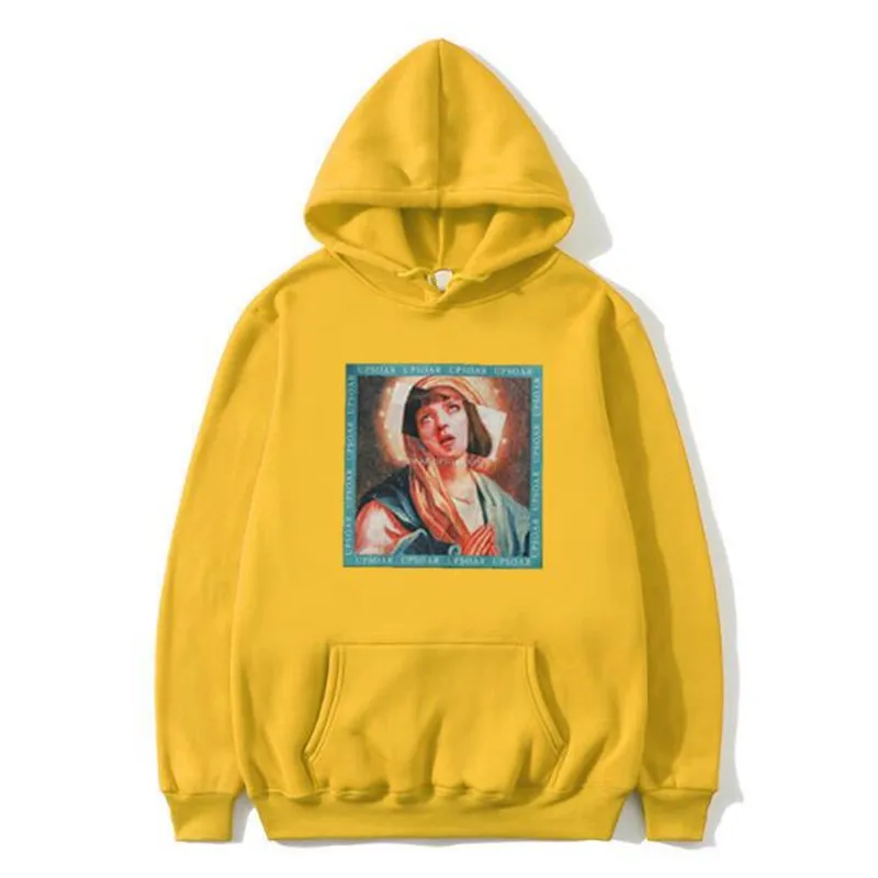 Осенняя модная Толстовка Mary пуловер в стиле хип хоп однотонная розовая черная