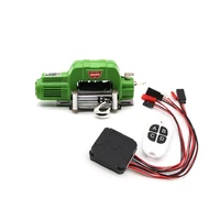 metal automatic winch wireless remote controller system for 110 rc crawler car axial scx10 traxxas trx4 upgrade parts