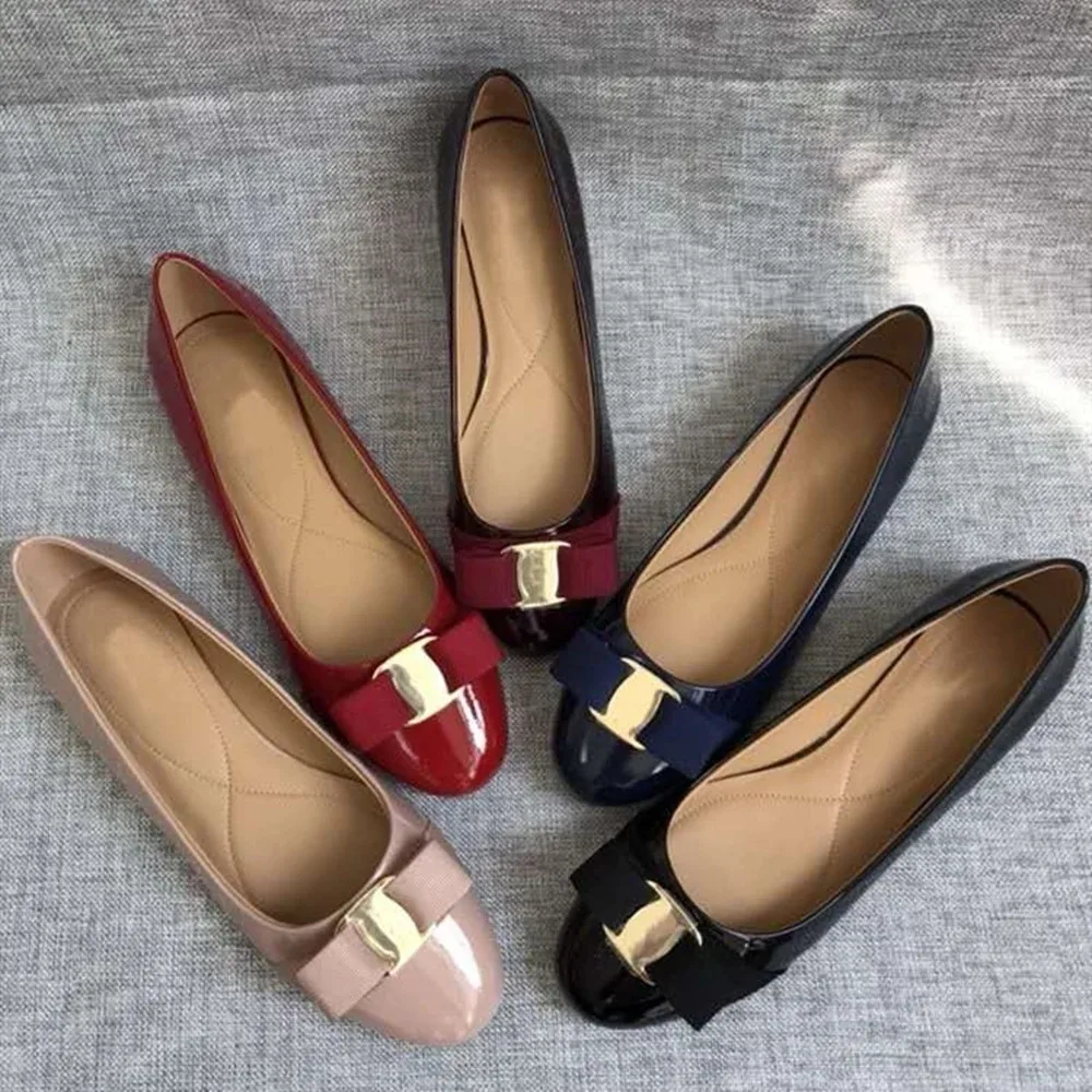 Женские туфли из натуральной кожи брендовые ботинки на высоком каблуке с бантом