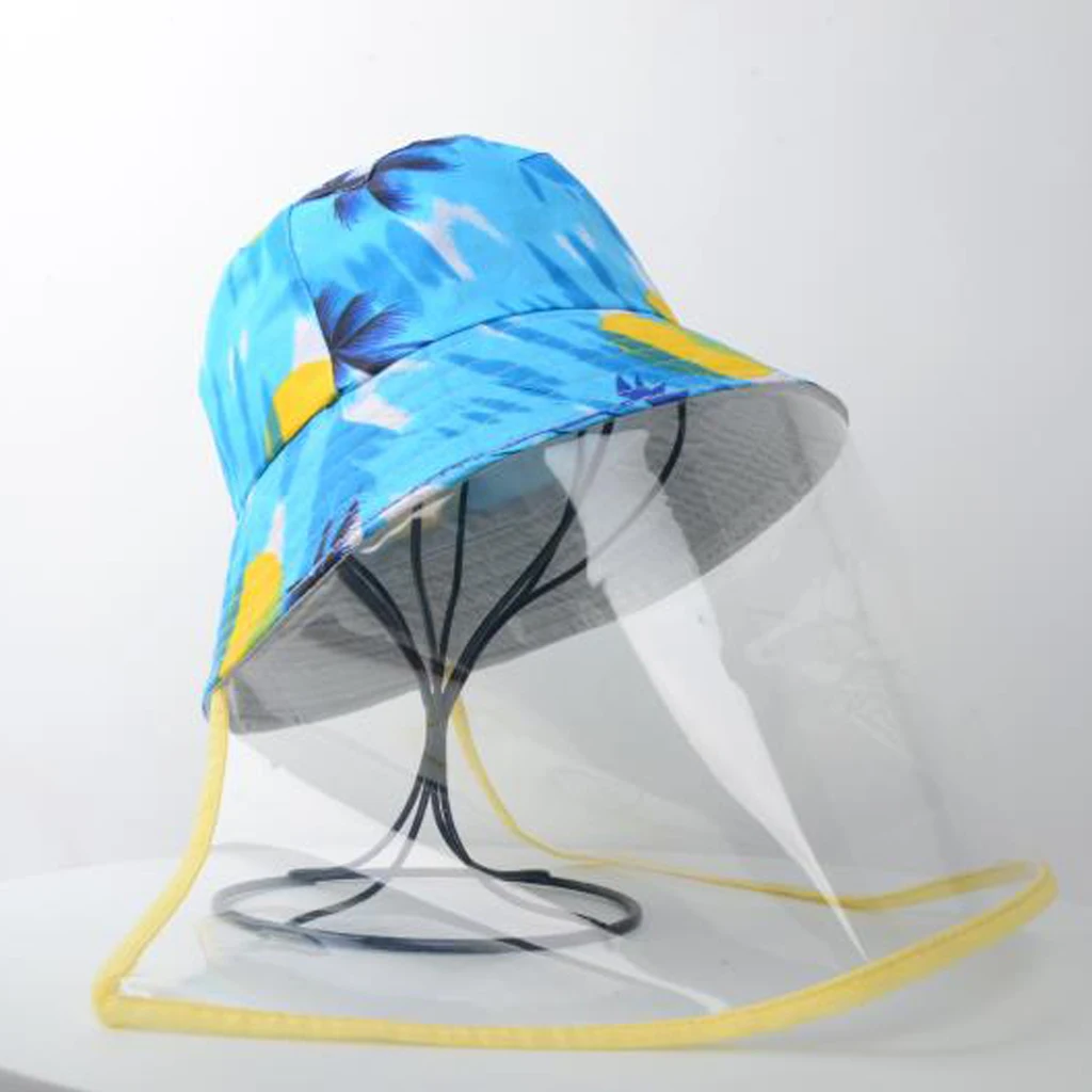 

Bucket Hat Windproof Sun Protection Outdoor Fishing Hat Blue