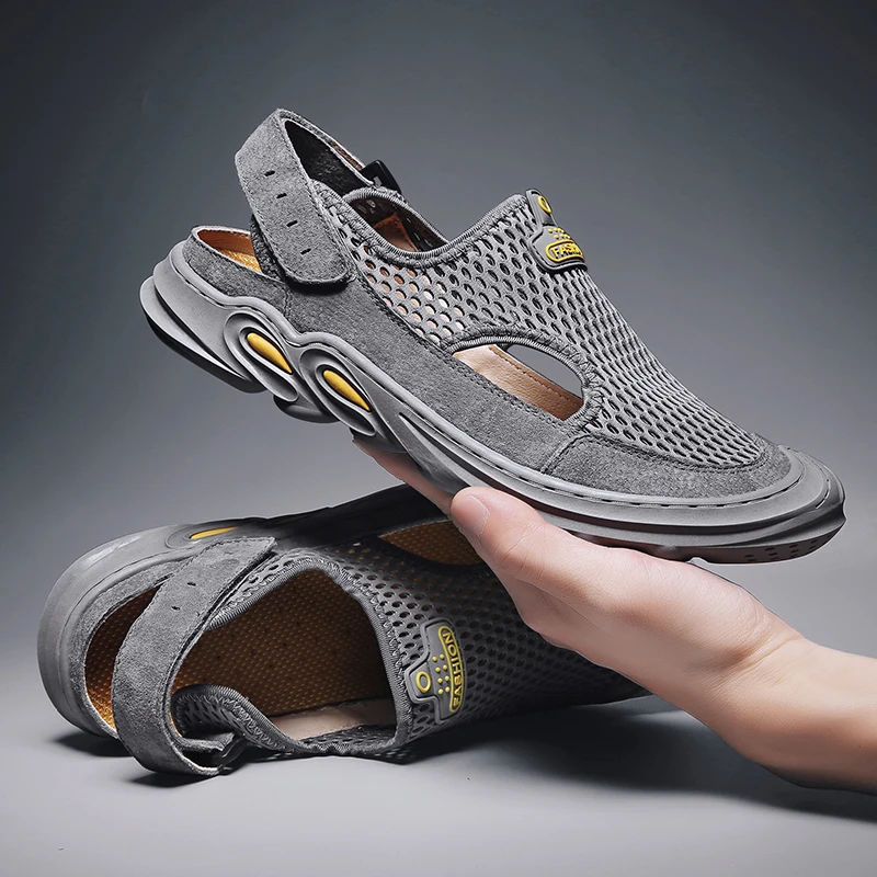 

Zapatillas Transpirables Running Shoes Mens Sneakers Breathable Air Mesh Couple Beach Wear Summer Men