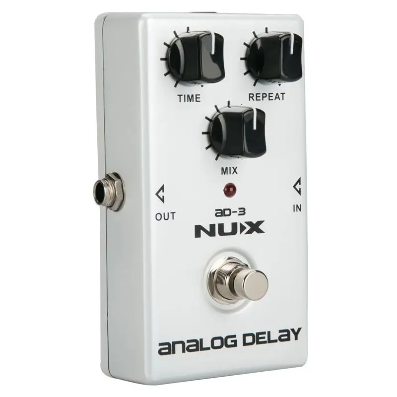 

NUX AD3 Guitar Effects Pedal Analog Delay Effect Low Noise BBD Delay Circuit 20-300ms Delay time