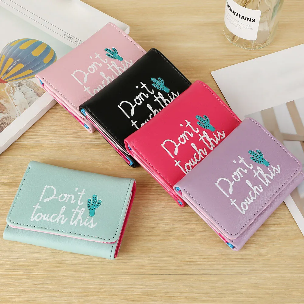 Женский простой ретро короткий кошелек с застежкой для монет женские кошельки