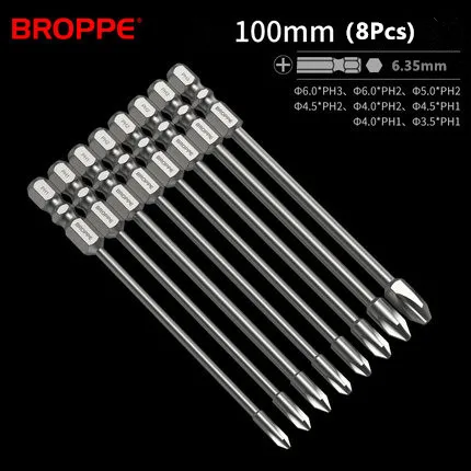 

BROPPE магнитные отвертки S2 75/100 мм