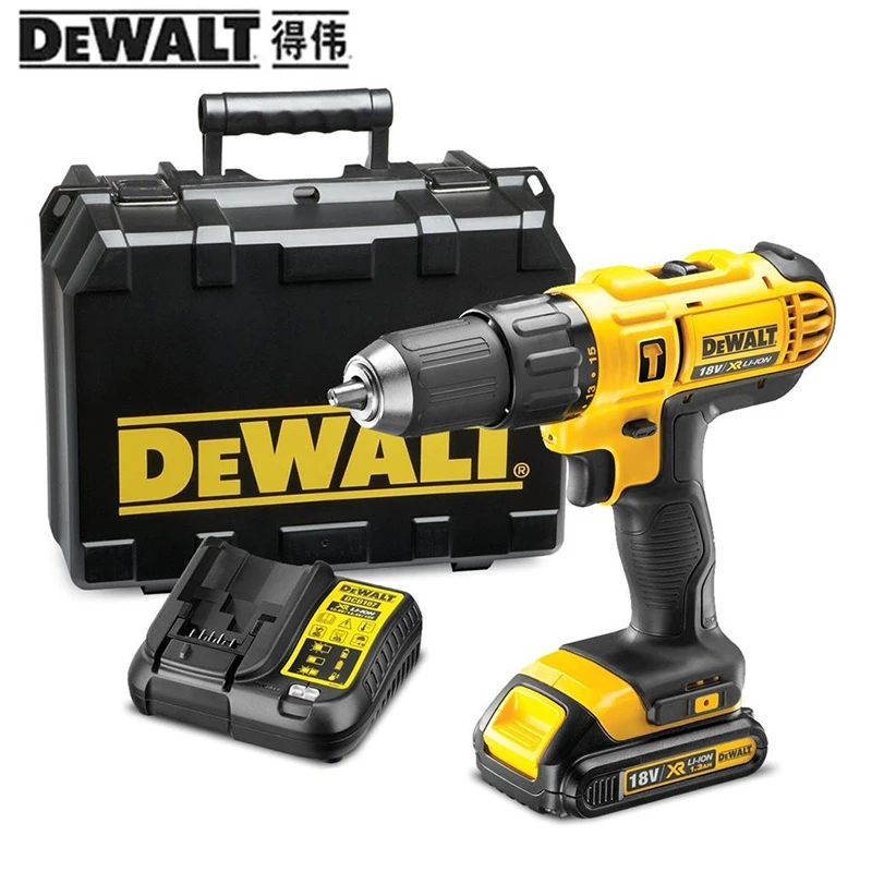 

DEWALT DCD776 18 в ударная электрическая дрель с переменной скоростью, ударные электрические отвертки, ударная беспроводная дрель, литиевая батар...